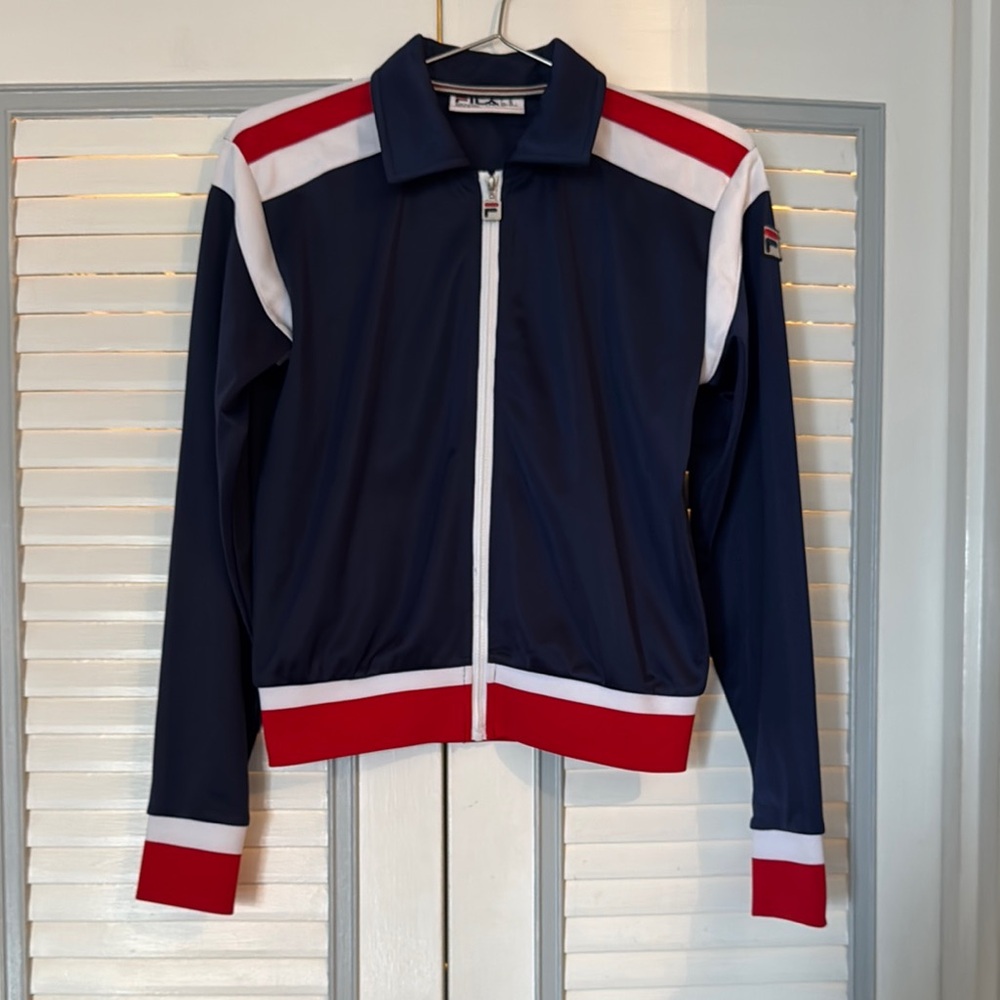 Fila Navy and Red Track Jacket